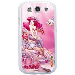 S3TLM 11W The Little Mermaid for Samsung Galaxy S3 S III SGH I747 I9300 Snap on Hard Case Back Cover With ke Logo Cell Phones & Accessories