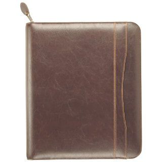 Day Timer Simulated Leather Planner, Zip Closure, Folio Size, 11.4 x 13.5 Inches, Sienna Brown (D48432E)  Appointment Books And Planners 