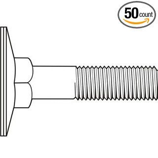 5/16 18x3 Elevator Bolt UNC Steel / Zinc Plated, Pack of 50