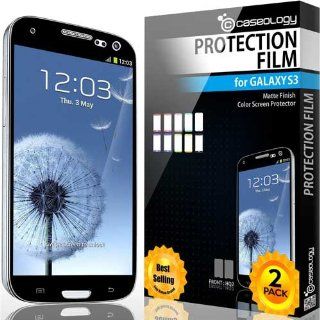 Caseology HD Clarity Color Screen Protector Compatible with Samsung Galaxy S3 [Revised Version] (Black) Cell Phones & Accessories