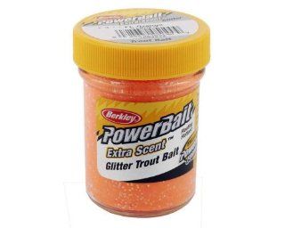 Berkley Powerbait Glitter Trout Bait, Fluorescent Orange, 1.75 Ounce  Artificial Fishing Bait  Sports & Outdoors