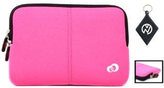 Samsung Galaxy Tab 2 (7 Inch Tablet) Magenta sleeve case with inside hidden pocket for small accessories. Includes NuVur ™ keychain. (ND07FTM1) Toys & Games