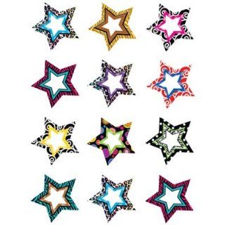 SCBTCR5216 15   FANCY STARS MINI ACCENTS pack of 15  Themed Classroom Displays And Decoration 
