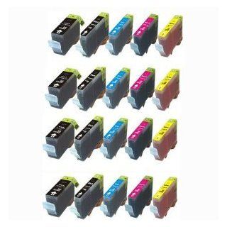 20 Pack BCI 6 BCI 3e Compatible Ink Cartridges for Canon BJC 3000 Series,6000,i450, i550,560,850,860,Multipass C555,C755,F30,F50,F60,F80,MP700,730 # PIXMA iP3000,iP4000,iP4000R,iP5000,MP750,MP760,MP780