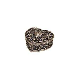 Hearts Pewter Jewelry Box  