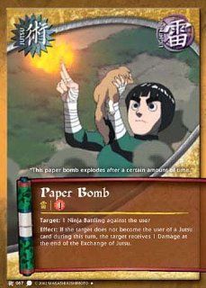 Naruto TCG Coils of the Snake J 067 Paper Bomb Uncommon Card Toys & Games