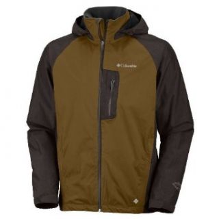 Columbia Men`s Omni Heat Rain Tech II Jacket at  Mens Clothing store Raincoats