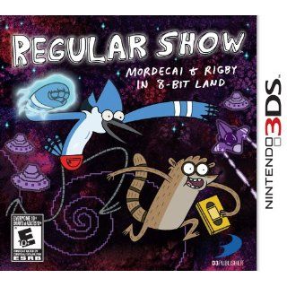 Regular Show Mordecai and Rigby in 8 bit Land   Nintendo 3DS Video Games
