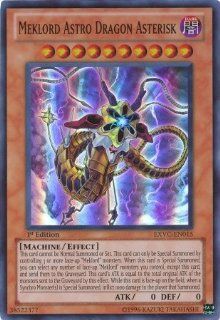 YuGiOh 5D's Extreme Victory Single Card Meklord Astro Dragon Asterisk EXVC EN015 Super Rare Toys & Games