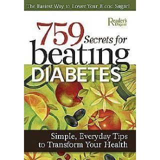 759 Secrets For Beating Diabetes   Simple, Everyday Tips To Transform Your Health Marianne; Tobey, Daryna Wait 9780762105502 Books