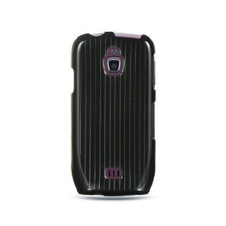 Black Line Hard Cover Case for Samsung Exhibit 4G SGH T759 Cell Phones & Accessories