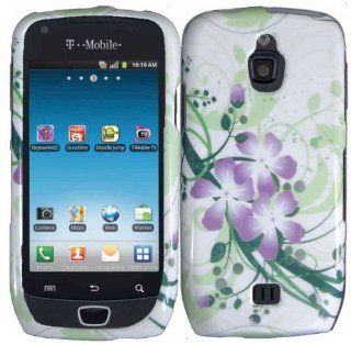Green Lily Protector Hard Case Cover for Samsung Exhibit 4G T759 Cell Phones & Accessories