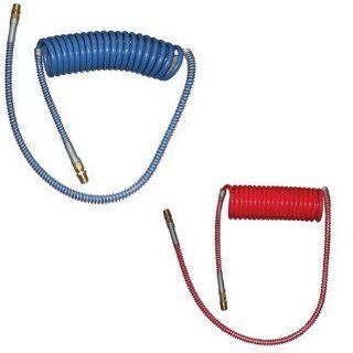 Coiled Air Sets Coiled Set Red & Blue. Working Length   15 ft Pigtail Length   40 in Valve Ends Automotive