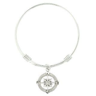 Compass Kona Bracelet   Silver Bangle Jewelry