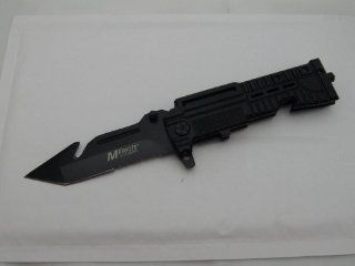 762 Rescue Black Tanto Gut Blade Folder Pocket Knife  Other Products  