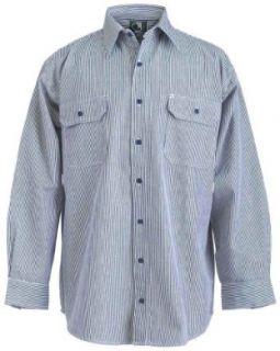 Berne Apparel Men's Hickory Stripe Button Long Sleeve Logger Shirt at  Mens Clothing store