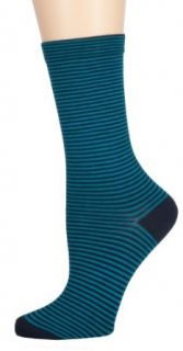 Hue Ministripe Sock (Black/Charcoal)
