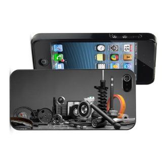 Apple iPhone 5 5S Black 5B741 Hard Back Case Cover Color Mechanic Car Parts Cell Phones & Accessories