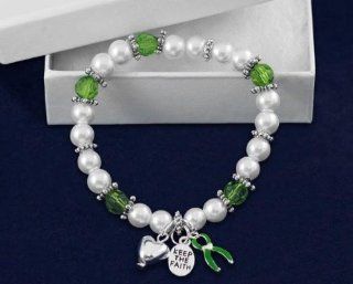 Green Ribbon Bracelet   Keep the Faith (Retail) 