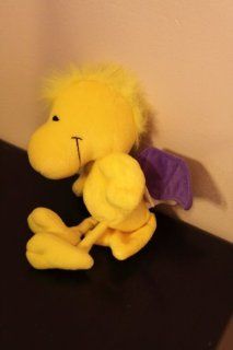 Peanuts Character Woodstock with Purple Bat Wings Halloween Stuffed Character Toy Toys & Games