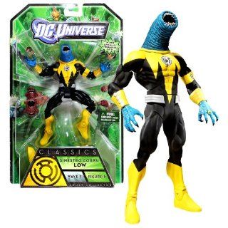Mattel Year 2010 DC Universe Green Lantern Wave 1 Classics Series 7 Inch Tall Action Figure #5   Sinestro Corps LOW with MAASH 's Interchangeable Head and Hands Plus ARKILLO's Left Leg (T7853) Toys & Games