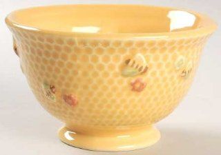 Williams Sonoma Honeybee 5" All Purpose (Cereal) Bowl, Fine China Dinnerware Bee Cereal Bowls Kitchen & Dining