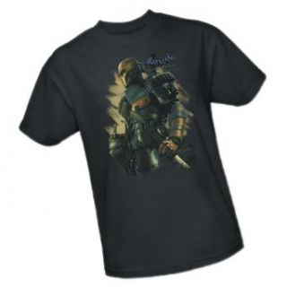 Deathstroke    Batman Arkham Origins Adult T Shirt, Small Clothing