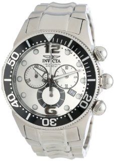 Invicta Men's 14199 Lupah Chronograph Silver Dial Stainless Steel Watch at  Men's Watch store.