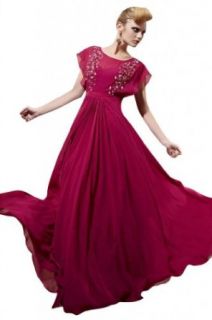 Kingmalls Women's A Line Pleated Long Evening Dress Collections Etc