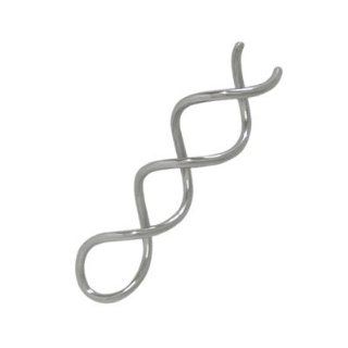 Spiral Surgical Steel Industrial Barbell   YO39445 Body Piercing Barbells Jewelry
