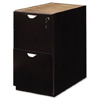 New   Mira Series File/File Desk Pedestal, 15w x 28d x 27h, Espresso by Mayline   Collectible Building Accessories