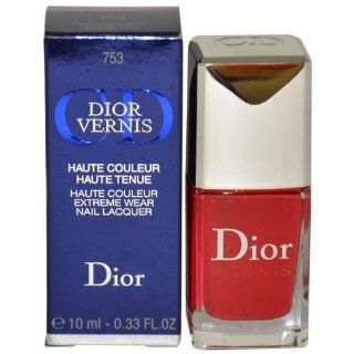 Dior Vernis Nail Lacquer No.753 Mayan Red Women Nail Polish by Christian Dior, 0.33 Ounce  Beauty