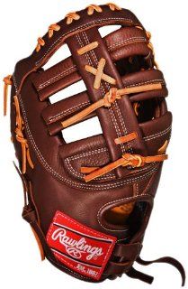 Rawlings Gold Glove Fastpitch GGFPFMBR 1st Base Mitt (12.5 Inch, Left Hand Throw)  First Basemans Mitts  Sports & Outdoors