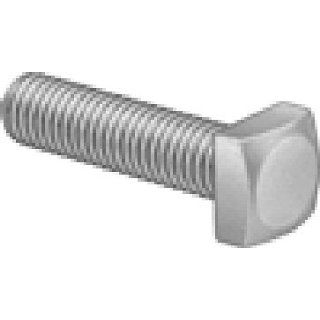 1/4 20x1 Square Head Machine Bolt UNC Steel / Zinc Plated, Pack of 3600 Ships FREE in USA