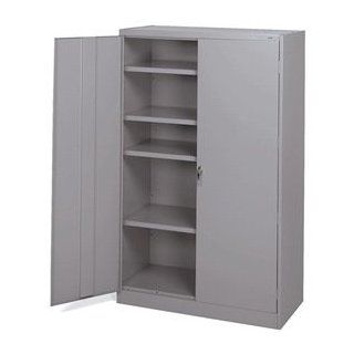Storage Cabinet, Wide, 18 x48 x 42 In, Gray Science Lab Supplies