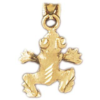 CleverEve's 14K Gold Pendant Frog 1.9   Gram(s) Jewelry