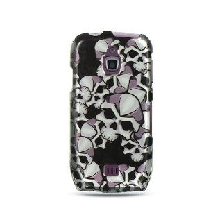 Black Skull Hard Cover Case for Samsung Exhibit 4G SGH T759 Cell Phones & Accessories
