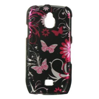 Dream Wireless CASAMT759PKBF Slim and Stylish Design Case for the Samsung Exhibit 4G/T759   Retail Packaging   Pink Butterfly Cell Phones & Accessories