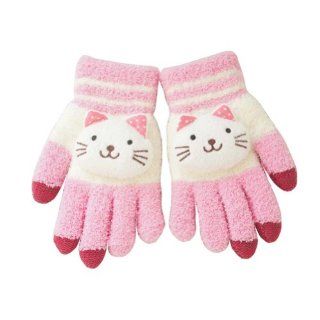 Pink Cat Touchscreen Gloves, Iphone Gloves, Texting Gloves  Exercise Gloves  Sports & Outdoors