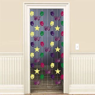 Mardi Gras Cascade Doorway Curtain 65in Toys & Games