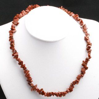 Gold Sandstone Chip Gemstone Necklace 36" CoolStyles Jewelry