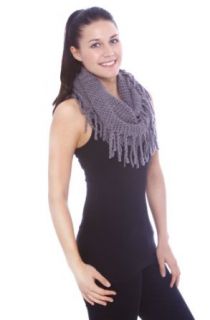 Unisex Warm Infinity Circle Scarf Cable Knit Cowl Neck Long Loop Scarf Shawl