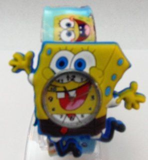 Sponge Bob 3D Toy Figure Slap Watch w/Stickers Toys & Games