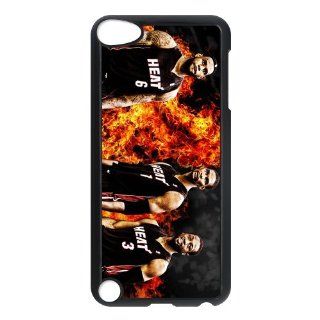 Custom Miami Heat Back Cover Case for iPod Touch 5th Generation LLIP5 766 Cell Phones & Accessories