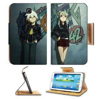 Soul Eater Character Art Samsung Galaxy Tab 3 7.0 Flip Case Stand Magnetic Cover Open Ports Customized Made to Order Support Ready Premium Deluxe Pu Leather 7 12/16 Inch (190mm) X 5 5/8 Inch (117mm) X 11/16 Inch (17mm) Liil Galaxy Tab3 Cases Tab_7.0 three 