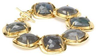 Coralia Leets Jewelry Design "Riviera Collection" Seven Link Square Bracelet Labradorite Jewelry
