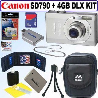 Canon Digital Camera Canon Powershot SD790IS 10MP + 4GB Deluxe Kit  Camera Accessories  Camera & Photo