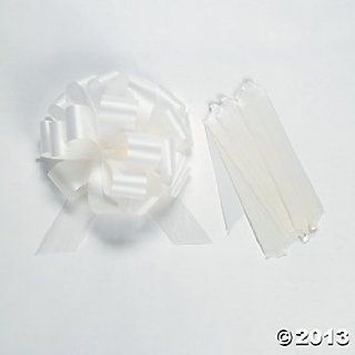 Wedding Pew Bows White Satin 7 Inch(12 Count)Wedding Ceremony/Church/Pews or Chairs  Other Products  
