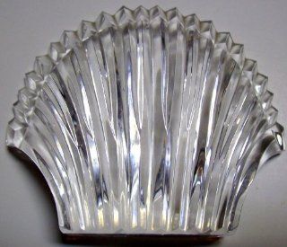 Waterford Crystal Scallop Clam Shell Paperweight   Collectible Figurines