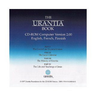 The URANTIA Book (CD ROM) Urantia Foundation 9780911560633 Books